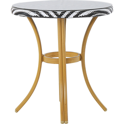 Beliani RIFREDDO - Tuintafel-Natuurlijk-PE rotan