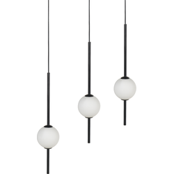 Beliani SHANNON - Hanglamp-Zwart-IJzer