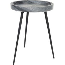 Bijzettafel Karrara Grijs - Giga Meubel