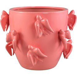 PTMD Bloempot Emmelyn - 30x30x22 cm - Keramiek - Roze