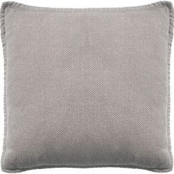 Dutch Decor BOWIE - Kussenhoes 45x45 cm - van gewassen katoen -  Driftwood - taupe - Dutch Decor