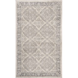 Safavieh Traditional Indoor Woven Area Rug, Brentwood Collection, BNT863, in Cream & Grey, 122 X 183 cm