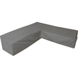 L-vormige loungesethoes Cantonic 325x325x100/70 cm grijs