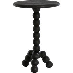 Bijzettafel Veglio - Mat zwart - Ø35cm