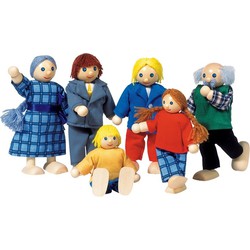 Goki Goki Flexible puppets City Family