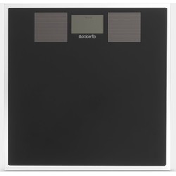Digital Bathroom Scales, Solar Powered - Black