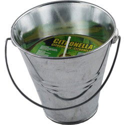 Citronellakaars in Metalen Emmer 9 cm