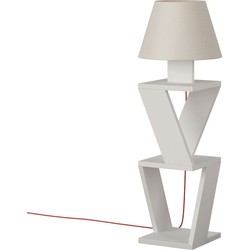 Lamp met opbergruimte 3 planken H85 cm - Kozena