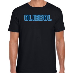 Bellatio Decorations Fout kersttrui t-shirt voor heren - oliebol - blauw - oliebollen - nieuwjaar L - kerst t-shirts