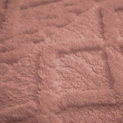 Dekbedovertrekset Jacquard Teddy Peach - 200x200/220+2*60x70 cm