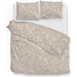 Zo!Home Dekbedovertrek Paisley di Lino Sandy Beige 240 x 200 220 cm + 2 slopen 60 x 70 cm