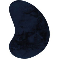 Heaven Soft Organisch - Fluffy Vloerkleed - Hoogpolig, 100% Polyester, Super Soft Touch - Donker Blauw- 160x230 CM