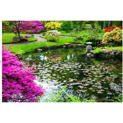 Tuindoek japanse tuin 210x140cm