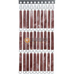 Vliegengordijn Liso ® Hulzengordijn LISO 0018 Bruin gevlamd | Kant en Klaar 92 x 209 cm