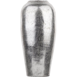 LORCA - Decoratieve vaas - Zilver - Terracotta