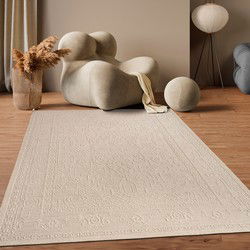 Binnen & Buitenkleed Rimoda - Vintage - Creme - 80x150 cm