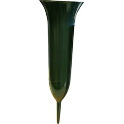 Kerkhof groene grafvaas 37 cm - Vazen