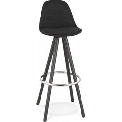 DANI design barkruk 41x41x97 cm Zwart