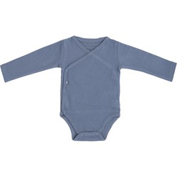 Baby's Only Rompertje lange mouw Pure - Vintage Blue - 50 - 100% ecologisch katoen