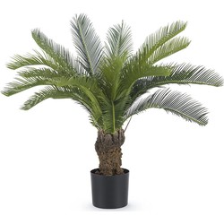 Greenmoods Cycaspalm - Vredespalm - Cycas revoluta - Kunstplant - 1 Stuk - 80cm - Groen