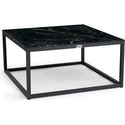 Rio Salontafel L Trespa Marble 80x80 cm