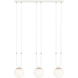 retro hanglamp Sanna Wit 3-lichts