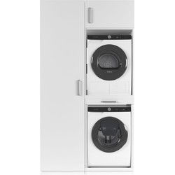 Wasophoogte Wasmachine Kast Paris – Pure Wit