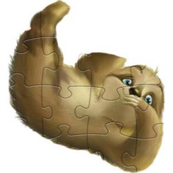 Puzzel little wolf and sloth 24 en 48