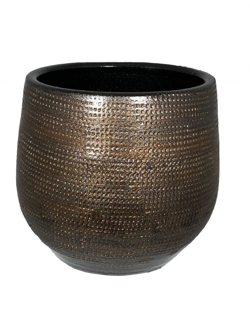 HS Potterie Bruin Koper Pot Tokio - 20x18 - 