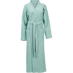 Heckett & Lane Badjas Wafel Sea Green L