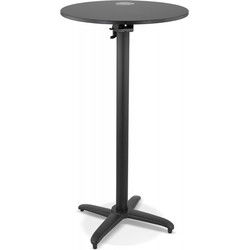 PENUMBRA opklapbare statafel 68x68x1116 cm Zwart