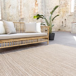 Buitenkleed Jute Outdoor beige/bruin - Polypropyleen - 160 x 230 cm - (M)