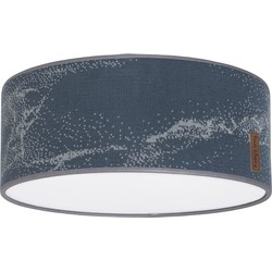 Baby's Only Gebreide Plafondlamp babykamer - Plafonnière Marble - Granit/Grijs - Ø35 cm - Inclusief pendel - E27 fitting - 13 watt