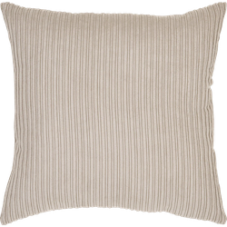 Mabel ribstof sierkussen beige - 45 x 45 cm