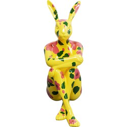 Decofiguur Gangster Rabbit Yellow 80cm