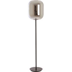 Light&living Vloerlamp Ø35x160 cm JULIA glas smoke+zwart
