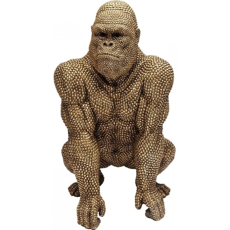 Kare Decofiguur Gorilla Gold 80cm - 