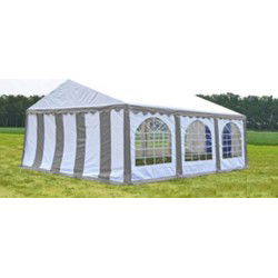 Premium Partytent PVC 5x6x2 mtr in Wit-Grijs