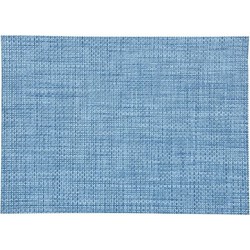 Onderlegger blauw gevlochten 45 x 30 cm - Placemats