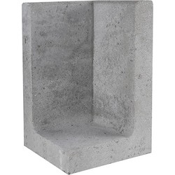 L-element hoek grijs 30x30x50 cm - Gardenlux