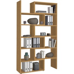 Hoekmoduleerbare bibliotheek Calvia - H221,3 cm