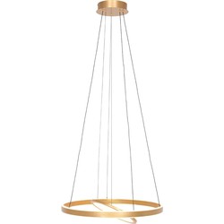 design hanglamp Ringlux Goud 2-lichts