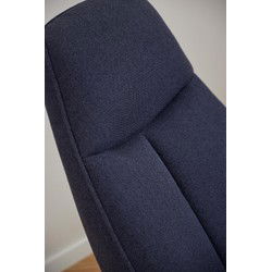 Fauteuil Blauw - Zithoogte 40cm - 73x92x98cm - Bertus