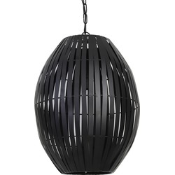 Light&living Hanglamp Ø42x57 cm KYOMI mat zwart