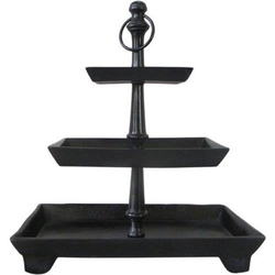 3 Laags Etagere - Boston - Black Antique