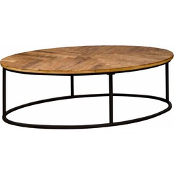 Tower living Viola oval coffeetable 135x75x40 - natural