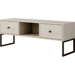 Meubella - TV-Meubel Lyndall - Beige - 115 cm