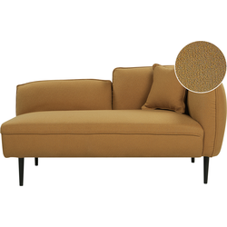 Beliani CHEVANNES - Chaise longue-Geel-Bouclé