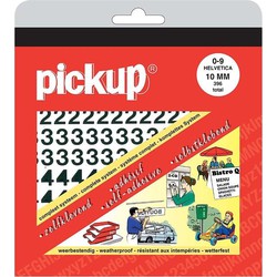 Zahlenbuch Helvetica schwarz Sticker Juncus - Pickup