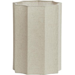 Cilinder lampenkap Disli - Lichtbruin - Ø18cm